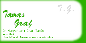 tamas graf business card